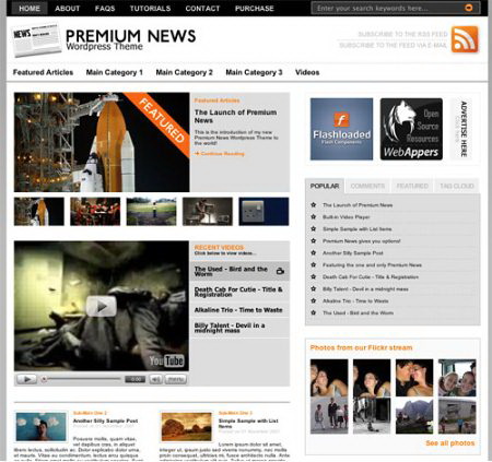 Premium Wordpress Templates